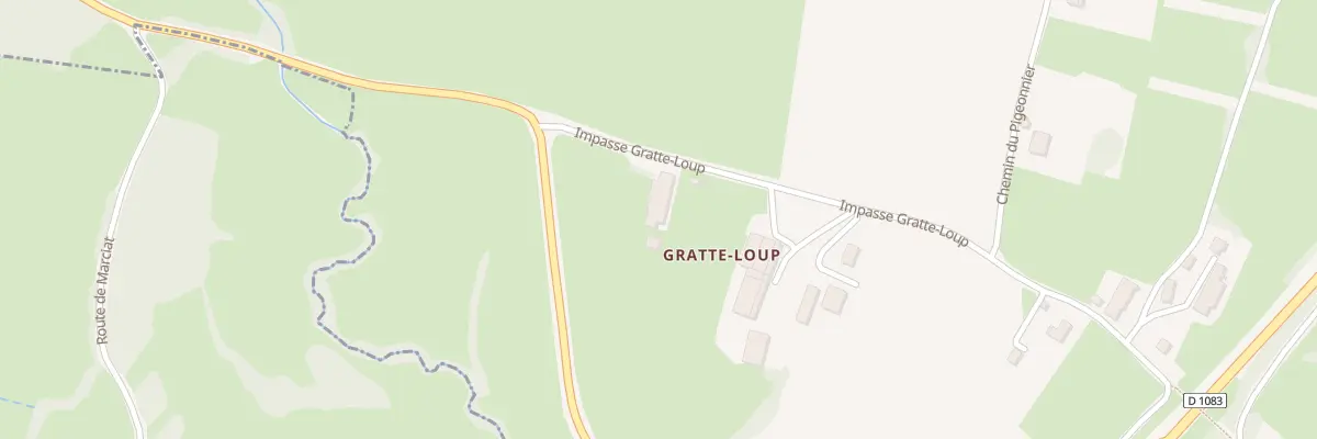 Plan du 5123 Gratteloup à Champagnat