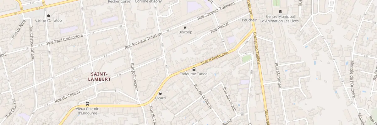 Plan du 114 Rue d’endoume à Marseille 7e Arrondissement