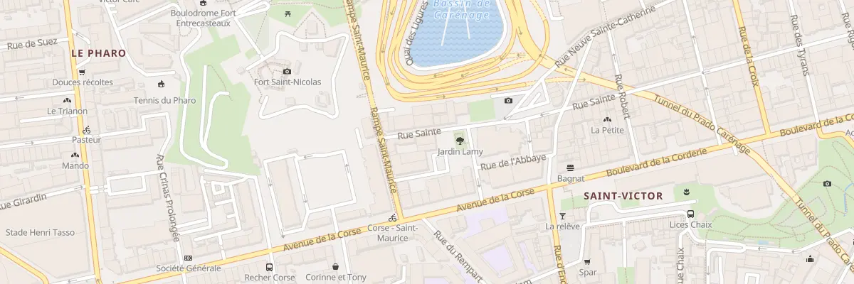 Plan du 171 Rue sainte à Marseille 7e Arrondissement
