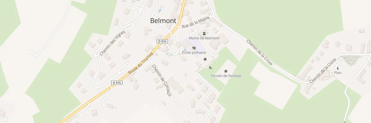 Plan du 6 Che du Curtil à Belmont
