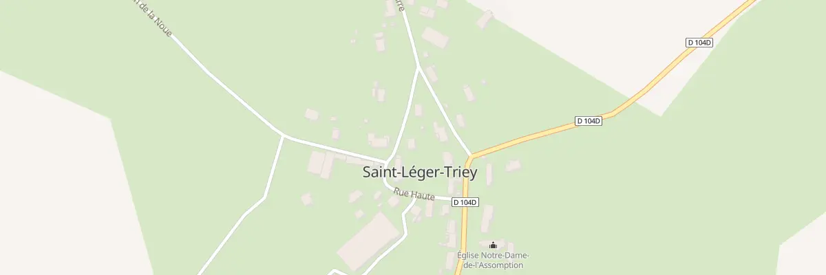 Plan du 12 Rue Haute à Saint-Léger-Triey