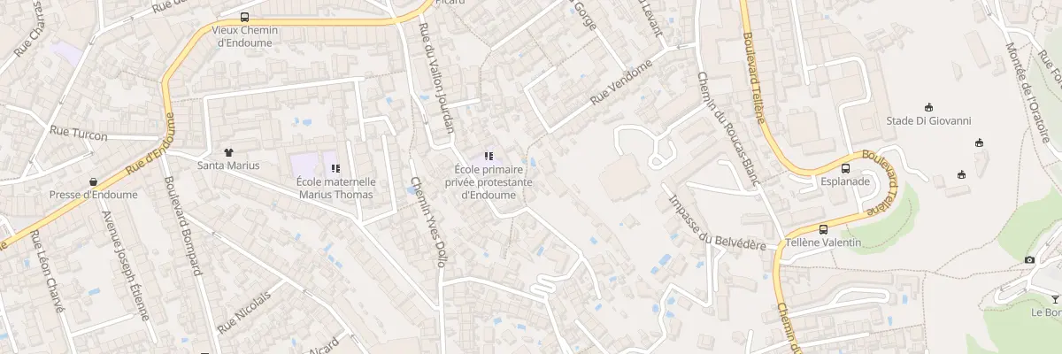 Plan du 4 Rue Ste Felicite à Marseille 7e Arrondissement