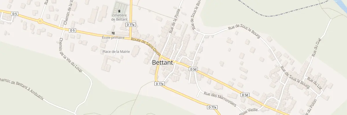 Plan du 135 Rte de Torcieu à Bettant