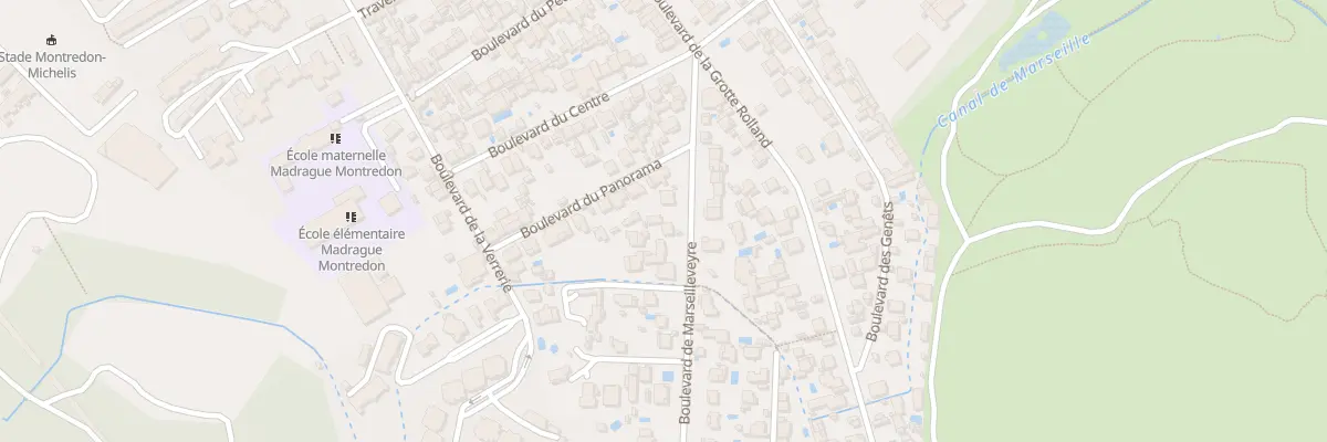 Plan du 14 Bd Marseille-Veyre à Marseille 8e Arrondissement