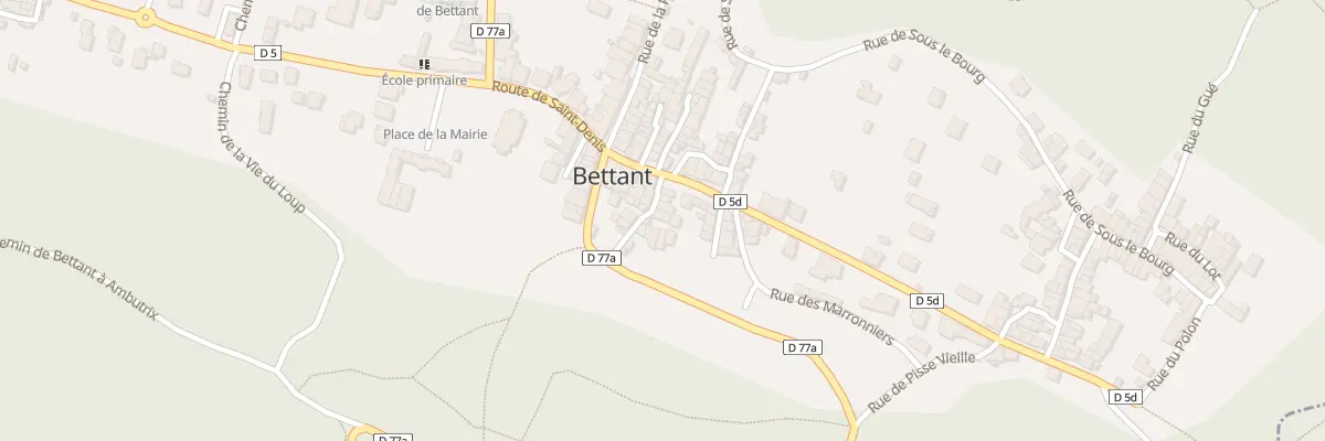 Plan du 25 Rue de la Vie Chavaz à Bettant