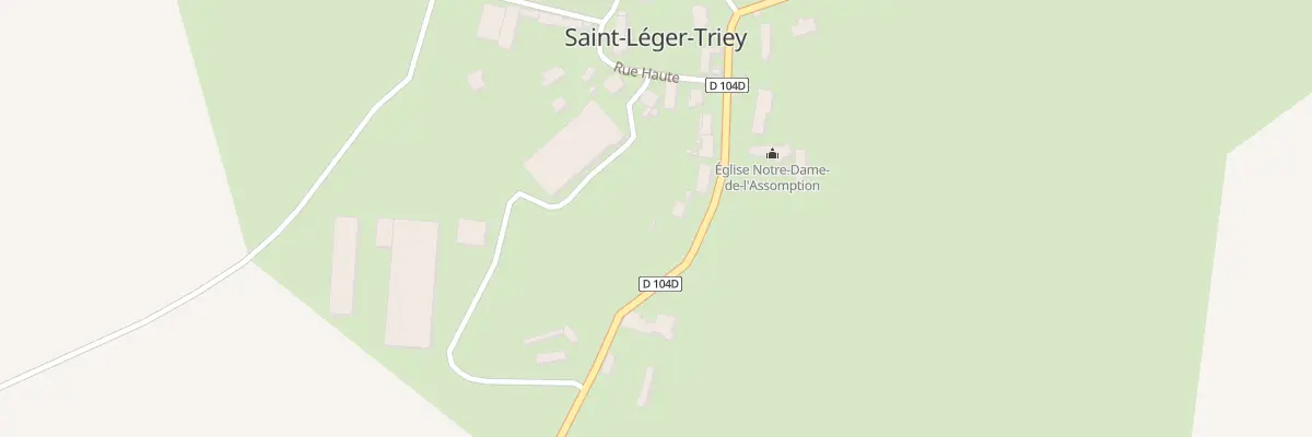 Plan du 12 Rue de la Mairie à Saint-Léger-Triey