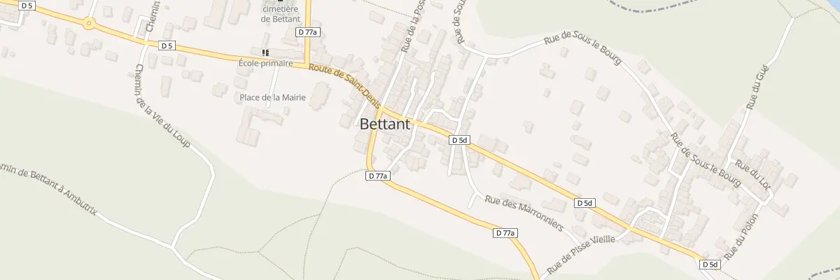 Plan du 165 Rte de Torcieu à Bettant