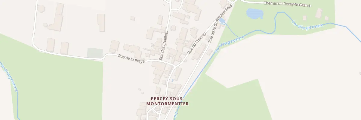 Plan du 1 Rue du Charrey à Cusey