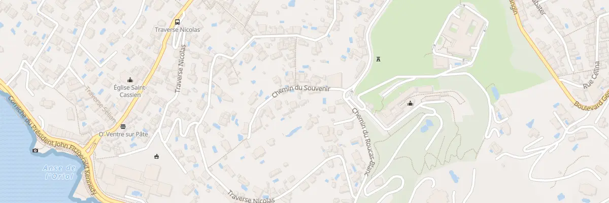 Plan du 1 Che du Souvenir à Marseille 7e Arrondissement