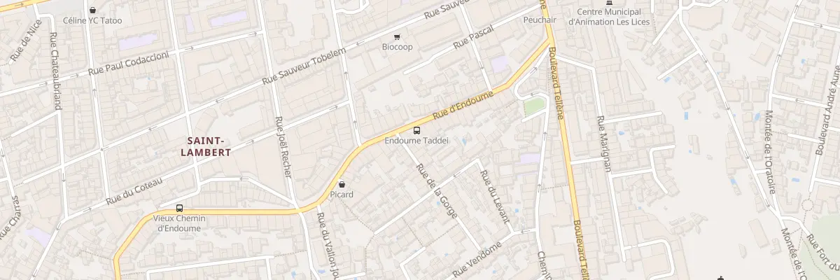 Plan du 93 Rue d’endoume à Marseille 7e Arrondissement
