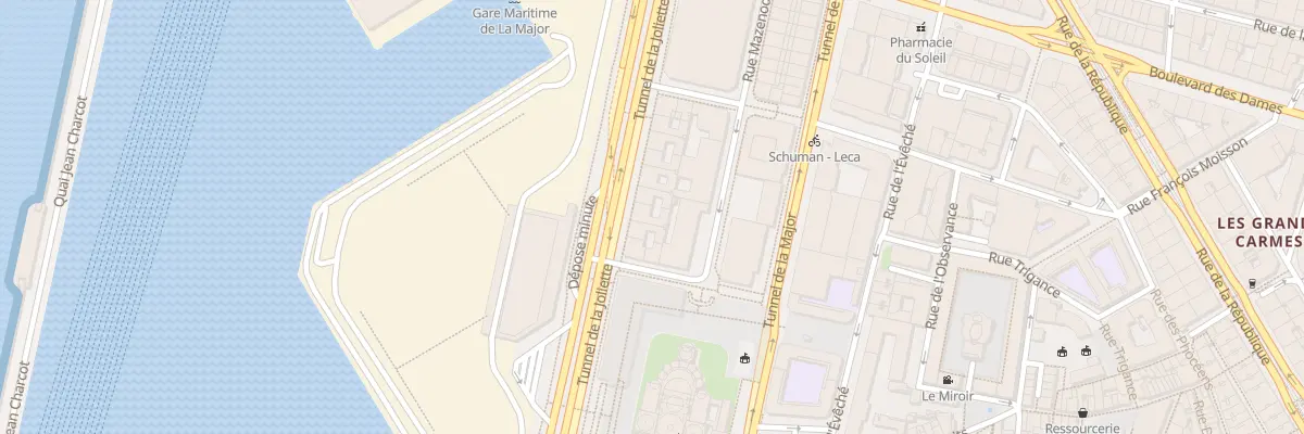 Plan du 23 Bd J Saade Q de la Joliette à Marseille 2e Arrondissement