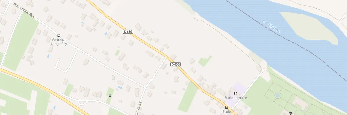 Plan du 274 Rue des Ecoles à Vertrieu