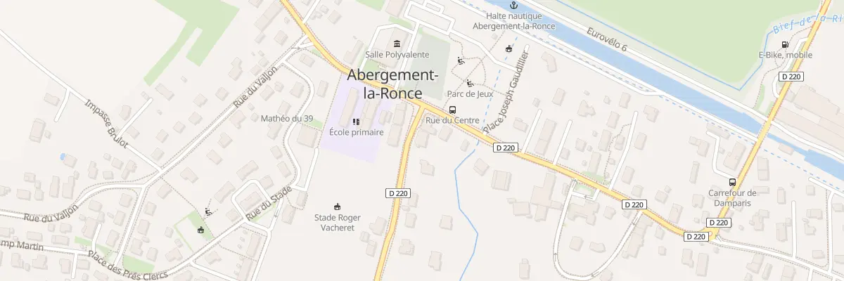 Plan du 2 Rue d’Aumur à Abergement-la-Ronce