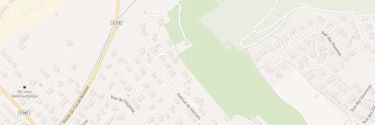 Plan du 342 Av du Vercors à Die