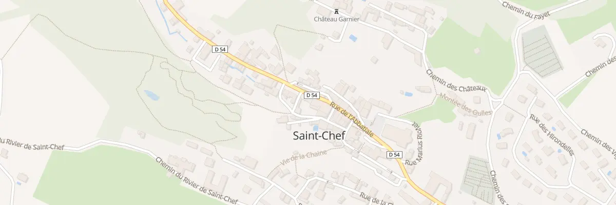 Plan du 74 Rue de l’Abbatiale à Saint-Chef