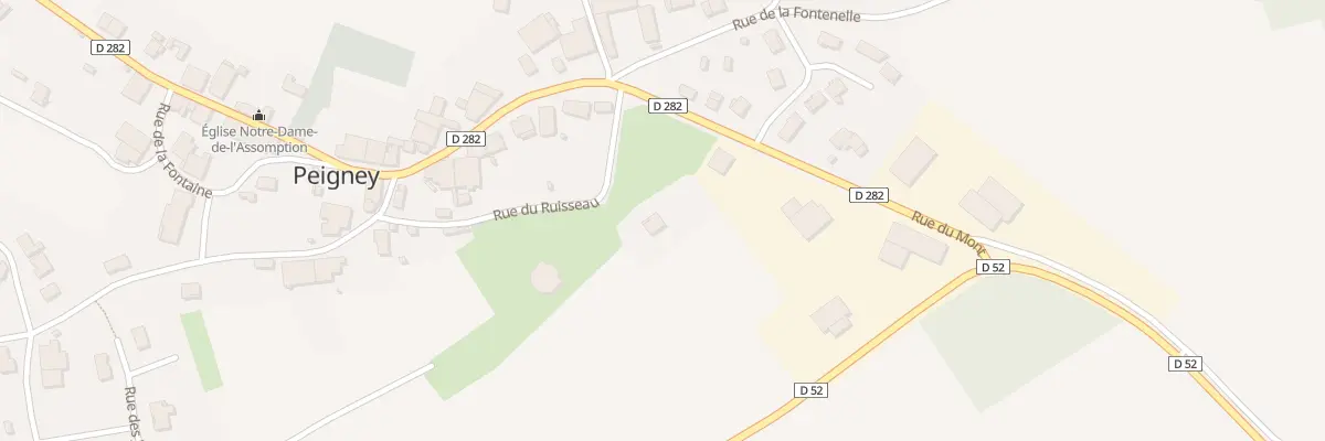 Plan du 6 Rue du Ruisseau à Peigney