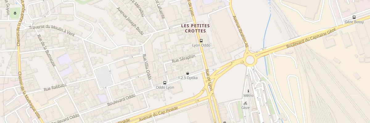 Plan du 7 Rue seraphin à Marseille 15e Arrondissement