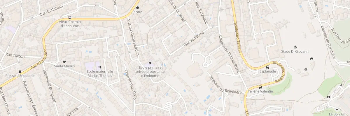 Plan du 41 Rue vendome à Marseille 7e Arrondissement