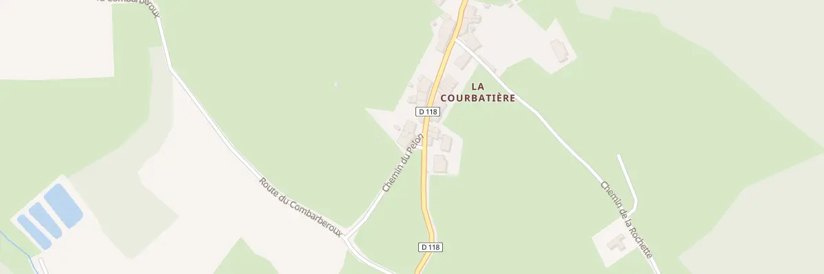 Plan du 169 Che du Pelon à Courmangoux