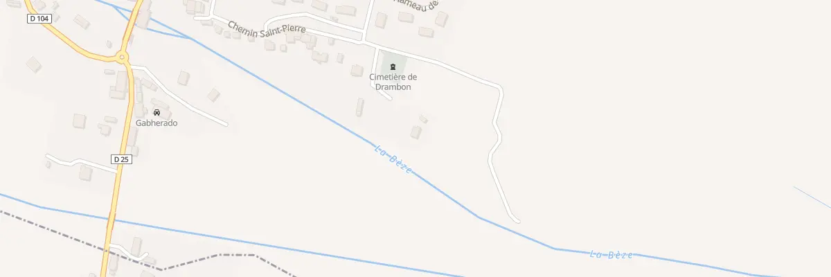 Plan du 26 Che Saint-Pierre à Drambon