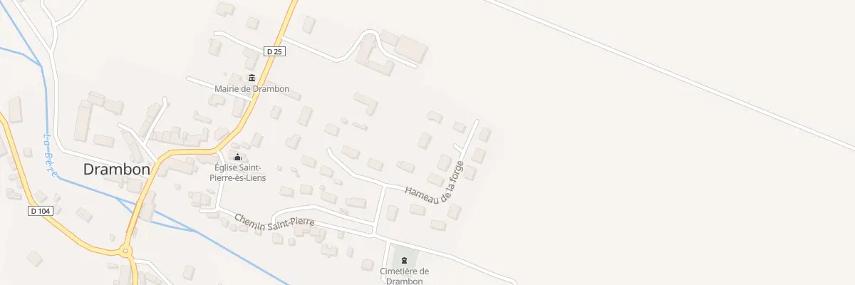 Plan du 22 Rue de la Forge à Drambon