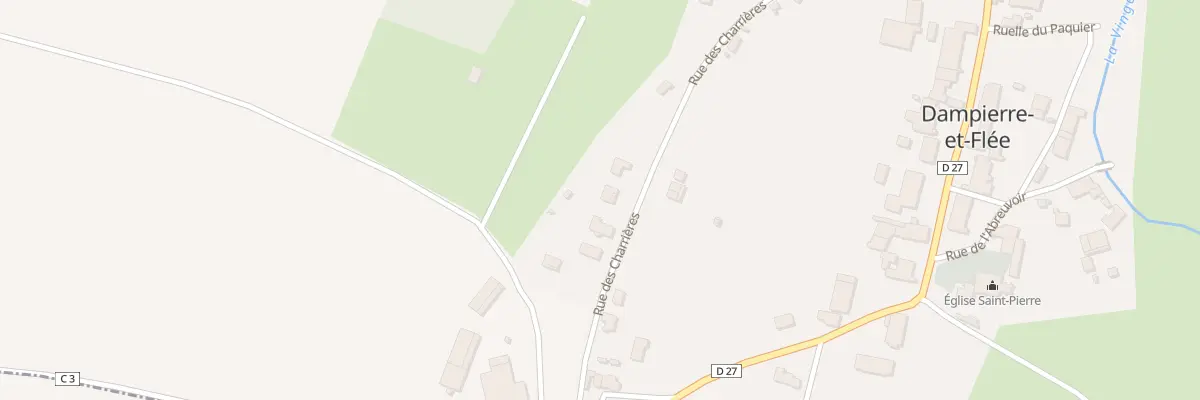 Plan du 22 Rue des Charrières à Dampierre-et-Flée