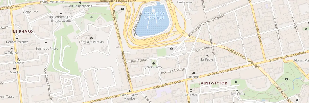 Plan du 140 Rue sainte à Marseille 7e Arrondissement