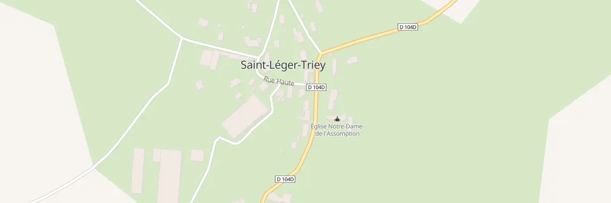 Plan du 6 Rue de la Mairie à Saint-Léger-Triey