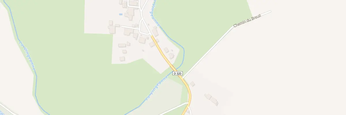 Plan du 5 Rue des Deux Ponts à Cusey