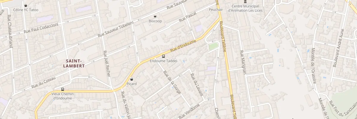 Plan du 85 Rue d’endoume à Marseille 7e Arrondissement
