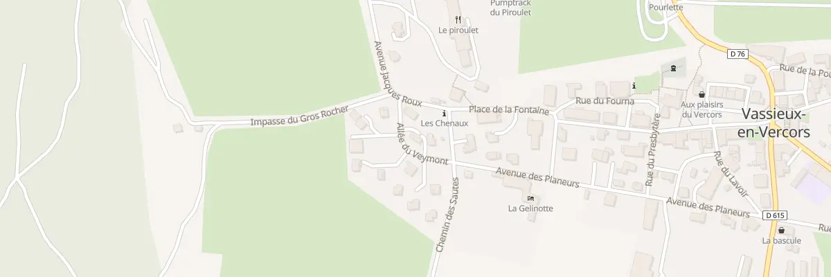 Plan du 50 All du Veymont à Vassieux-en-Vercors