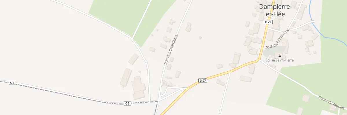 Plan du 29 Rue des Charrières à Dampierre-et-Flée