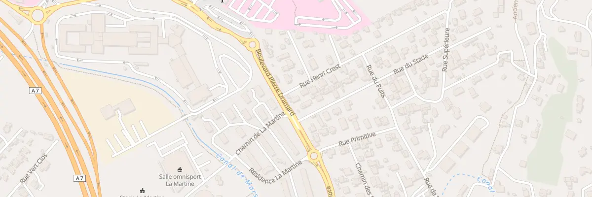 Plan du 2 Rue henri crest à Marseille 15e Arrondissement