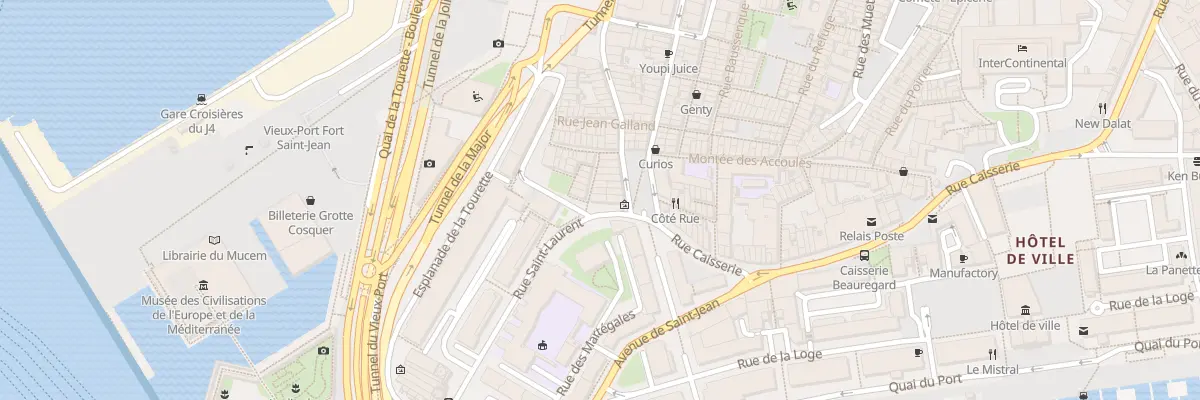 Plan du 4 Rue saint thome à Marseille 2e Arrondissement
