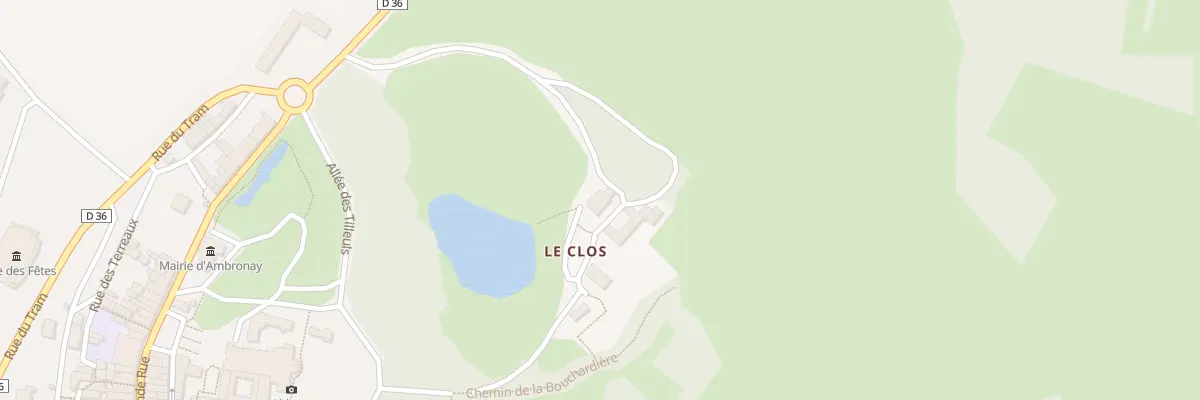 Plan du 5113 Le Clos à Ambronay