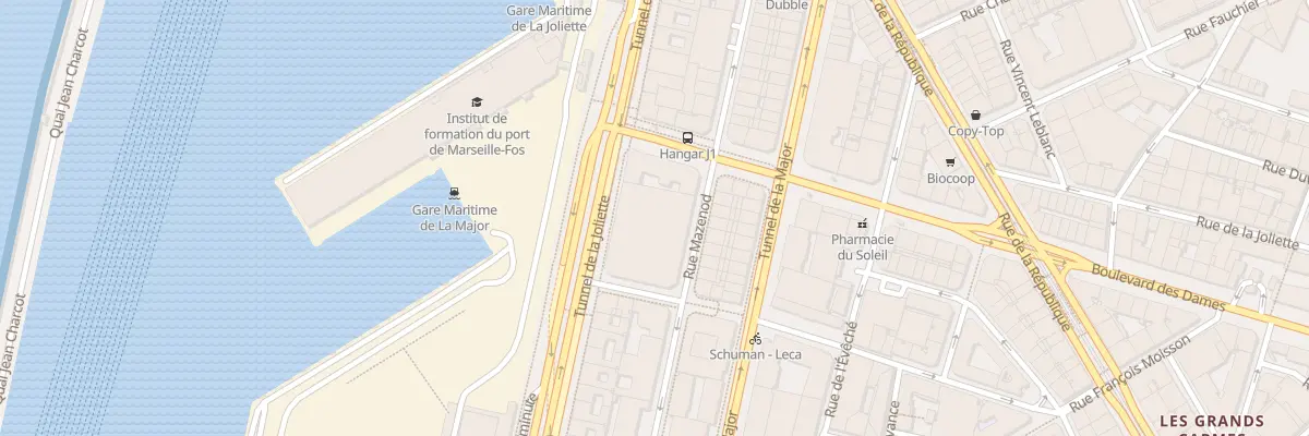 Plan du 24 Rue jean francois leca à Marseille 2e Arrondissement