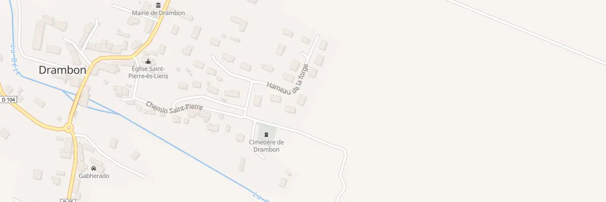 Plan de Village à Drambon
