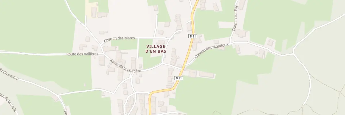 Plan du 5051 Village d’En Bas à Ramasse