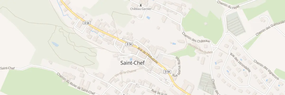 Plan du 43 Rue de l’Abbatiale à Saint-Chef
