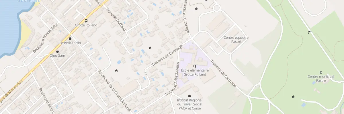 Plan du 13 Bd des Salyens à Marseille 8e Arrondissement