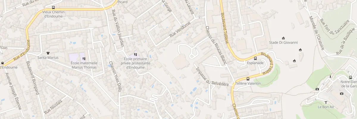 Plan du 76 Che du Roucas Blanc à Marseille 7e Arrondissement