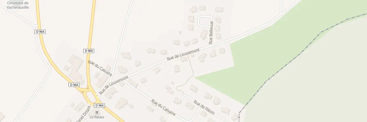 Plan du 15 Rue de Louvemont à Vacherauville