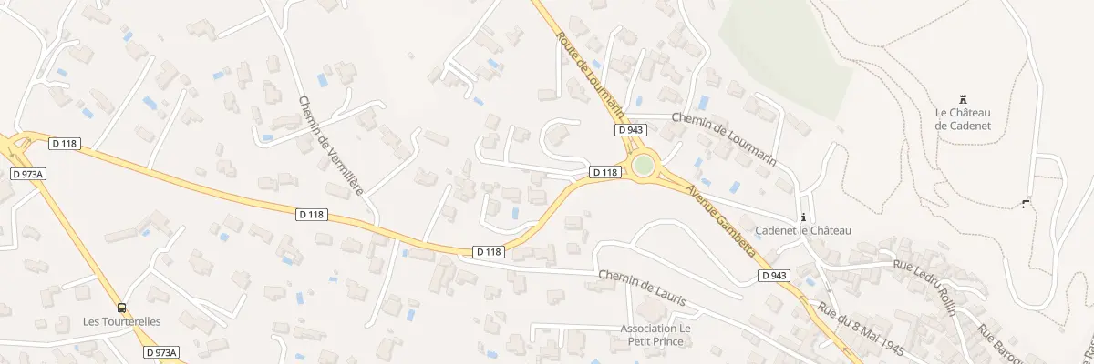 Plan du 40B Rte de Lauris à Cadenet