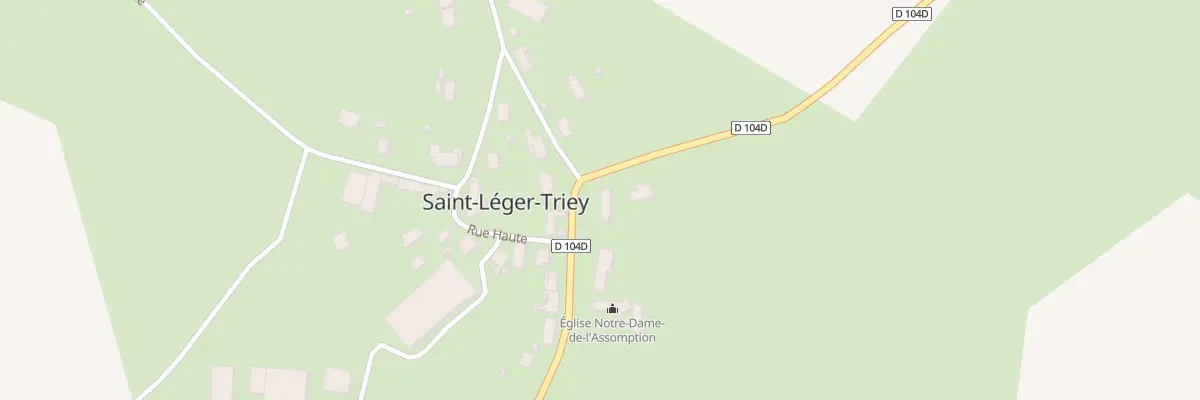 Plan du 1 Rue de la Mairie à Saint-Léger-Triey