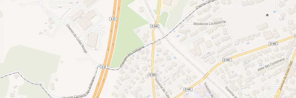 Plan du 1B Vc des Arlesiens à Septèmes-les-Vallons