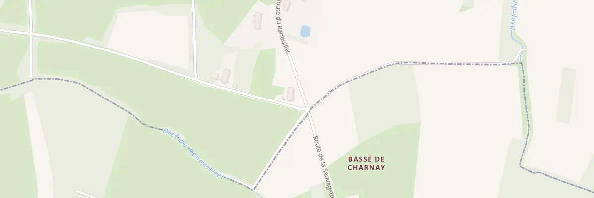 Plan du 384 Rte du Renouillet à Frangy-en-Bresse