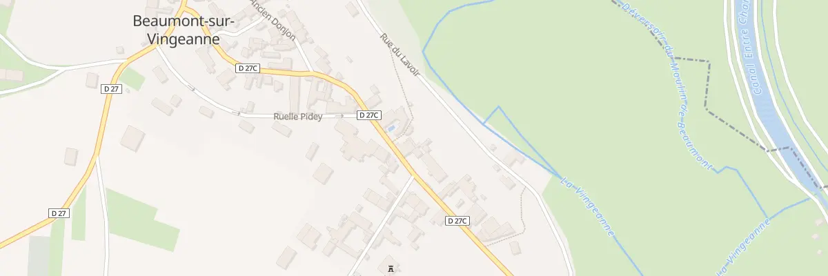 Plan du 7 Rue de Plantenay à Beaumont-sur-Vingeanne