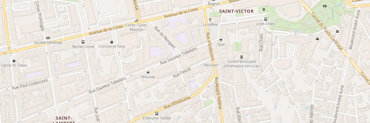 Plan du 11 Rue sauveur tobelem à Marseille 7e Arrondissement