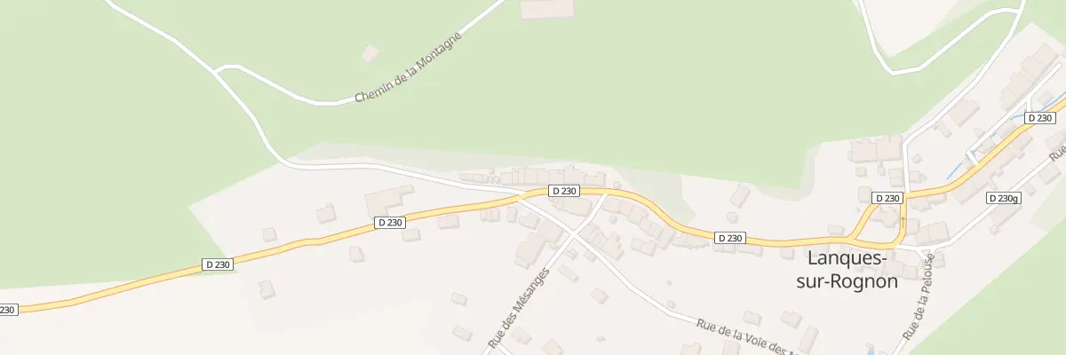 Plan du 12 Rue de la Bergerie à Lanques-sur-Rognon
