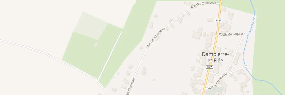 Plan du 16 Rue des Charrières à Dampierre-et-Flée